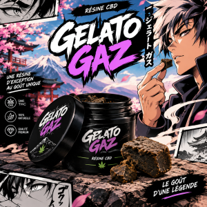 GELATO GAZ RESINE CBD PUISSANTE